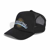 Unisex adidas Black Argentina National Team Trucker Adjustable Hat