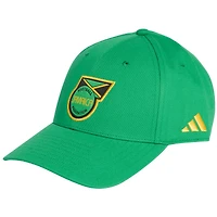 Unisex adidas Jamaica National Team Team Baseball Adjustable Hat