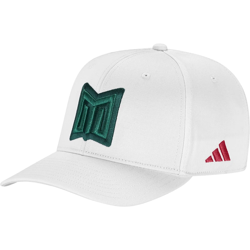 Unisex adidas  White Mexico National Team FIFA x World Cup Team Snapback Hat
