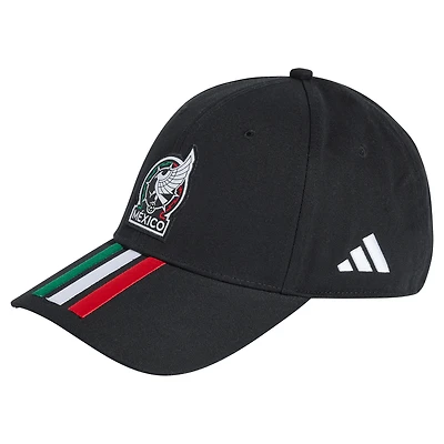 Unisex adidas  Black Mexico National Team   3 Stripes Baseball Adjustable Hat