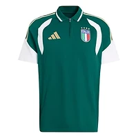 Men's adidas  Green Italy National Team 2026 Tiro Training Polo