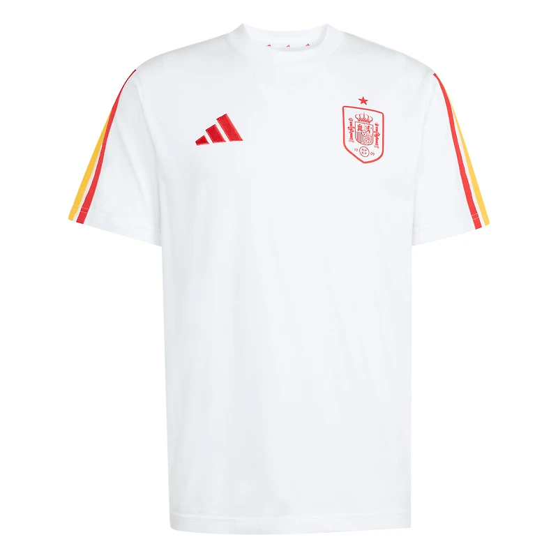 Men's adidas  White Spain National Team   Alphaskin T-Shirt