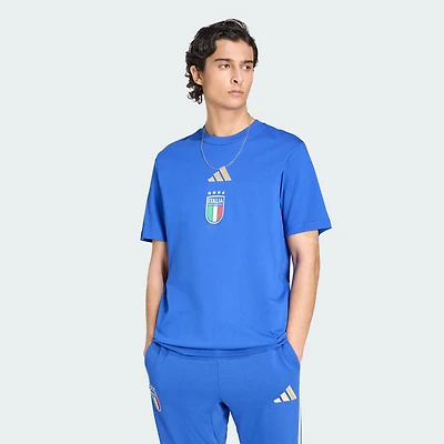 Men's adidas  Royal Italy National Team   Alphaskin Graphic T-Shirt