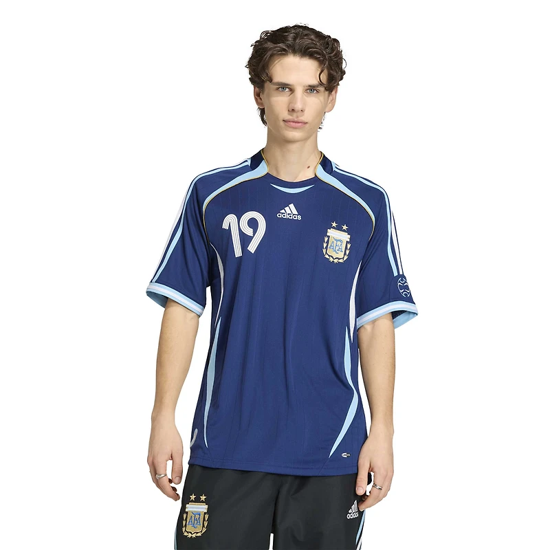 Men's adidas Lionel Messi Navy Argentina National Team 2006 Bringback Away Jersey