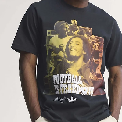 Men's adidas x Bob Marley Black Jamaica National Team Originals T-Shirt