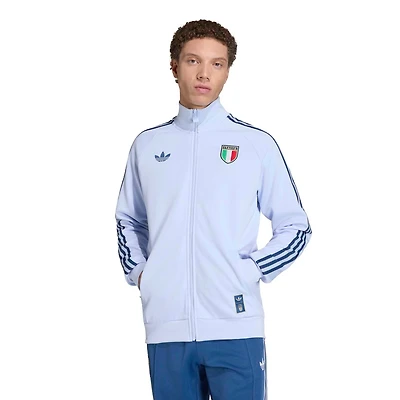 Men's adidas Light Blue Italy National Team Originals Full-Zip Track Jacket