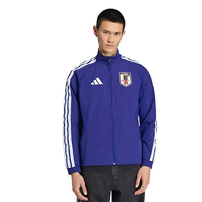 Men's adidas Blue Japan National Team 2026 Home Full-Zip Game Day Anthem Jacket