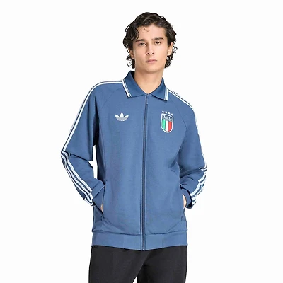 Men's adidas Blue Italy National Team 2026 Away Full-Zip Anthem Jacket