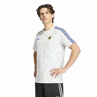 Men's adidas  White Argentina National Team  All Over Printed T-Shirt