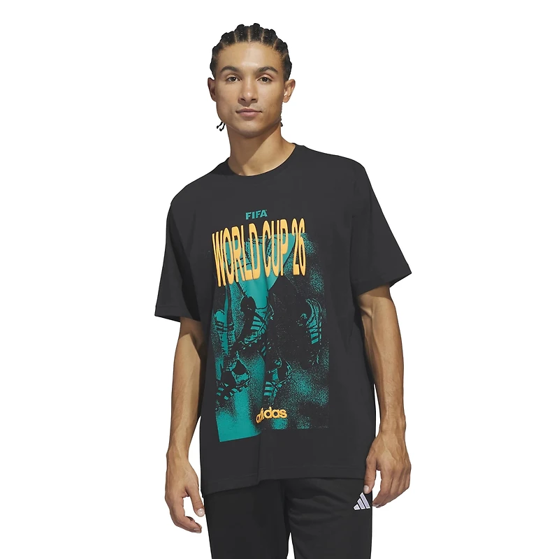 Men's adidas Black 2026 FIFA World Cup Tour T-Shirt