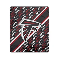 Pegasus Atlanta Falcons 50" x 60" Diagonal Lined Wordmark Ultra Soft Blanket
