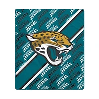 Pegasus Jacksonville Jaguars 60" x 70" Diagonal Lined Wordmark Ultra Soft Blanket