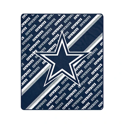 Pegasus Dallas Cowboys 50" x 60" Diagonal Lined Wordmark Ultra Soft Blanket