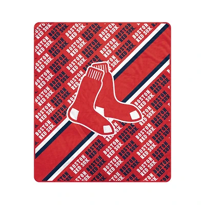 Pegasus Boston Red Sox 60" x 70" Diagonal Lined Wordmark Ultra Soft Blanket