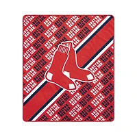 Pegasus Boston Red Sox 60" x 70" Diagonal Lined Wordmark Ultra Soft Blanket