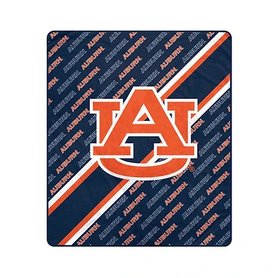 Pegasus Auburn Tigers 50" x 60" Diagonal Lined Wordmark Ultra Soft Blanket