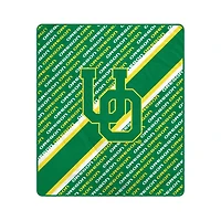 Pegasus Oregon Ducks 50" x 60" Diagonal Lined Wordmark Ultra Soft Blanket