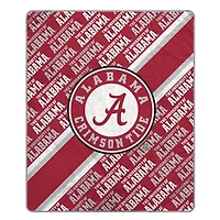 Pegasus Alabama Crimson Tide 60" x 70" Diagonal Lined Wordmark Ultra Soft Blanket