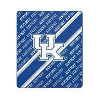 Pegasus Kentucky Wildcats 50" x 60" Diagonal Lined Wordmark Ultra Soft Blanket
