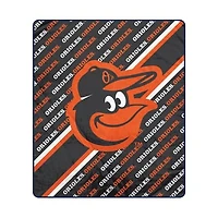 Pegasus Baltimore Orioles 60" x 70" Diagonal Lined Wordmark Ultra Soft Blanket