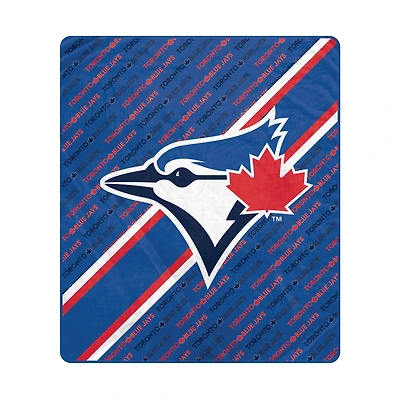 Pegasus Toronto Blue Jays 60" x 70" Diagonal Lined Wordmark Ultra Soft Blanket
