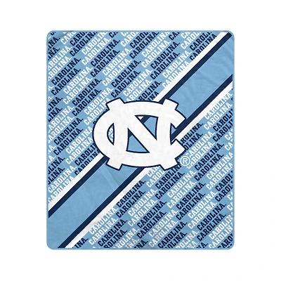 Pegasus North Carolina Tar Heels 60" x 70" Diagonal Lined Wordmark Ultra Soft Blanket