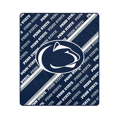Pegasus Penn State Nittany Lions 60" x 70" Diagonal Lined Wordmark Ultra Soft Blanket