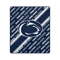Pegasus Penn State Nittany Lions 60" x 70" Diagonal Lined Wordmark Ultra Soft Blanket