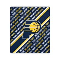 Pegasus Indiana Pacers 50" x 60" Diagonal Lined Wordmark Ultra Soft Blanket