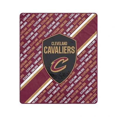 Pegasus Cleveland Cavaliers 50" x 60" Diagonal Lined Wordmark Ultra Soft Blanket