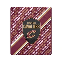 Pegasus Cleveland Cavaliers 50" x 60" Diagonal Lined Wordmark Ultra Soft Blanket