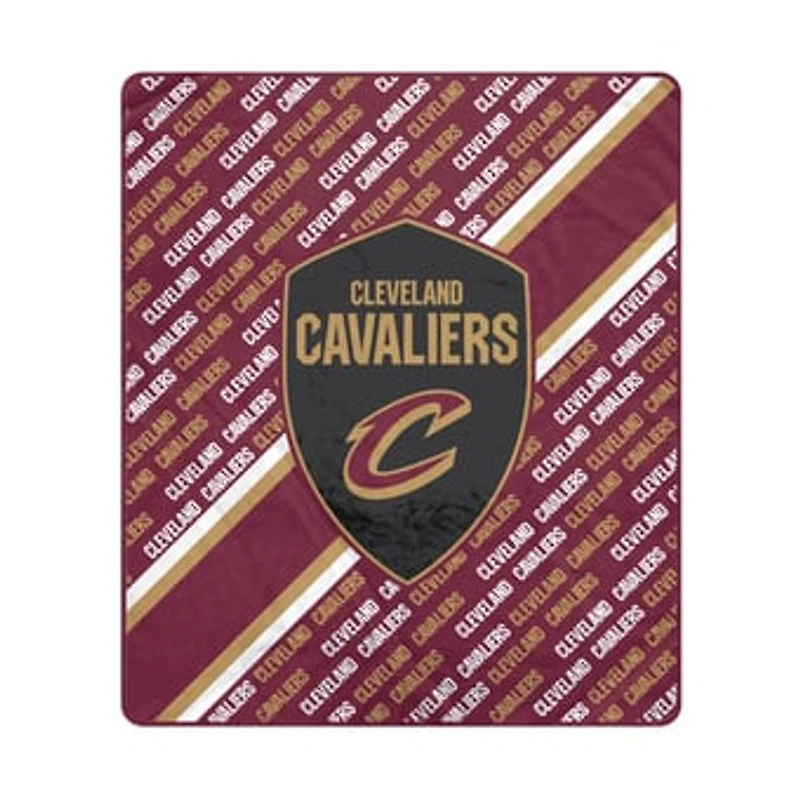 Pegasus Cleveland Cavaliers 60" x 70" Diagonal Lined Wordmark Ultra Soft Blanket