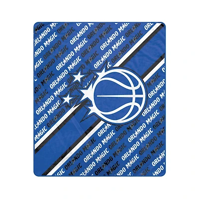 Pegasus Orlando Magic 50" x 60" Diagonal Lined Wordmark Ultra Soft Blanket