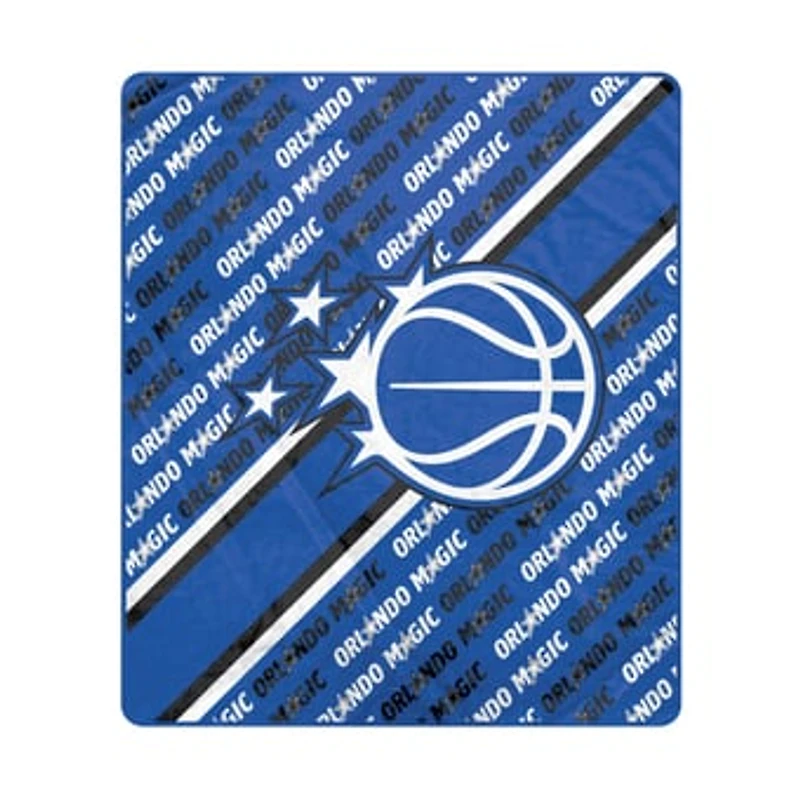 Pegasus Orlando Magic 60" x 70" Diagonal Lined Wordmark Ultra Soft Blanket
