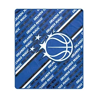 Pegasus Orlando Magic 60" x 70" Diagonal Lined Wordmark Ultra Soft Blanket