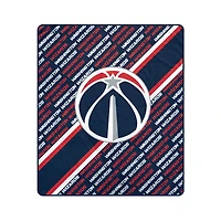 Pegasus Washington Wizards 60" x 70" Diagonal Lined Wordmark Ultra Soft Blanket