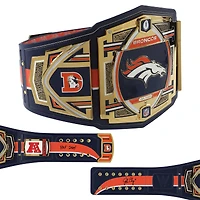 John Elway Denver Broncos Autographed WWE Title Belt with "HOF 2004" Inscription
