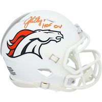 John Elway Denver Broncos Autographed Riddell 2024 Alternate Speed Mini Helmet with "HOF 04" Inscription