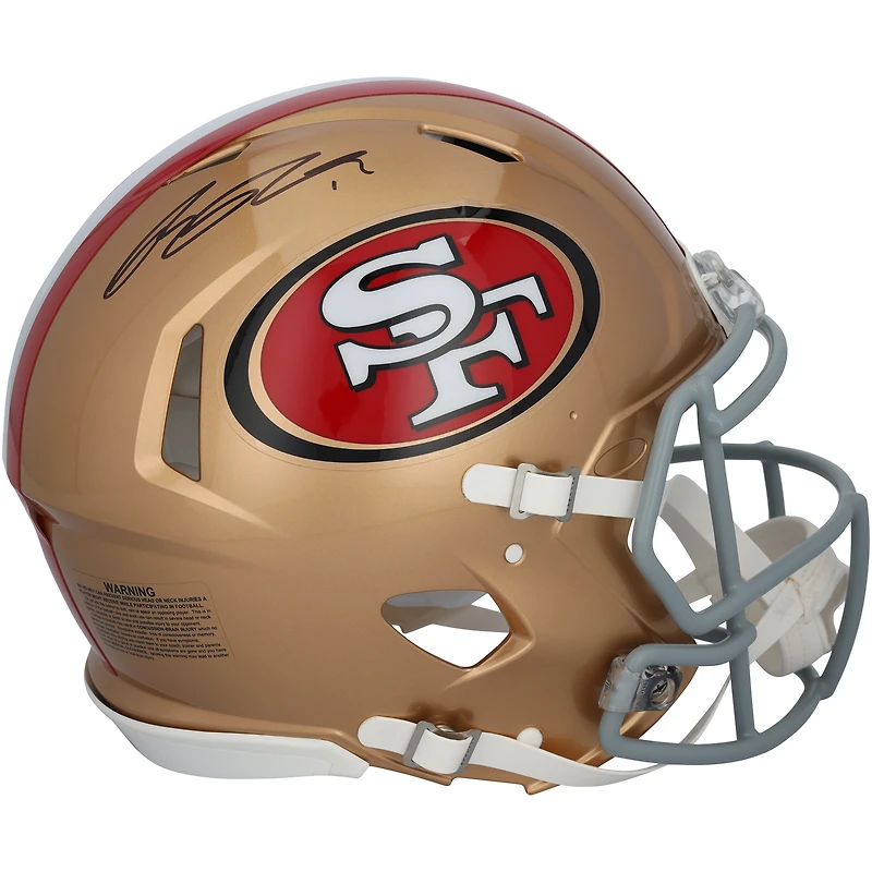 Ricky Pearsall San Francisco 49ers Autographed Riddell Speed Authentic Helmet