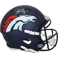 John Elway Denver Broncos Autographed Riddell 2024 Speed Replica Helmet