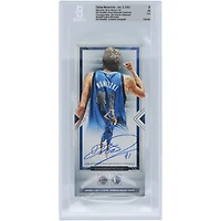 Dirk Nowitzki Dallas Mavericks Autographed Jersey Retirement Ceremony Commemorative Beckett Fanatics Witnessed Authenticated 7 Ticket from January 5, 2022