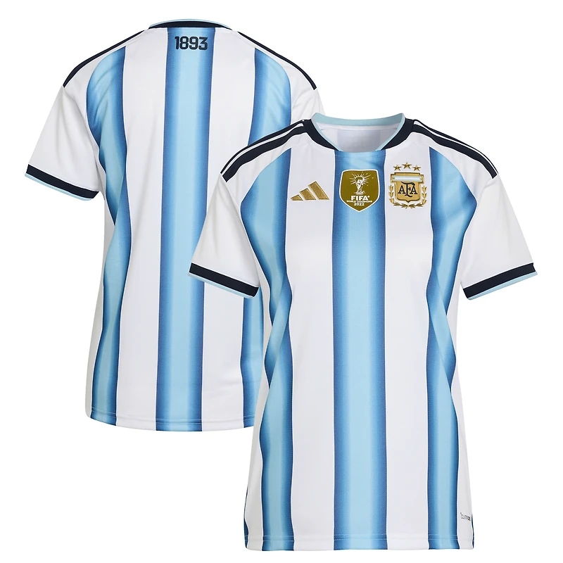 Women's adidas White Argentina National Team 2026 Home Replica Jersey
