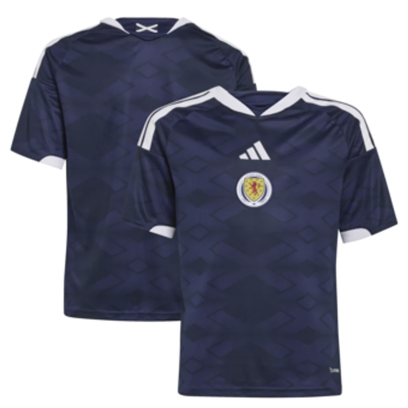 Youth adidas  Navy Scotland National Team FIFA x World Cup 2026 Home Replica Jersey