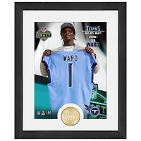Highland Mint Cam Ward Tennessee Titans 2025 NFL Draft 13" x 16" Bronze Coin Photo Mint