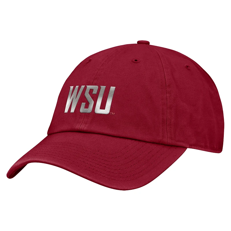 Men's Nike Crimson Washington State Cougars Club Adjustable Hat