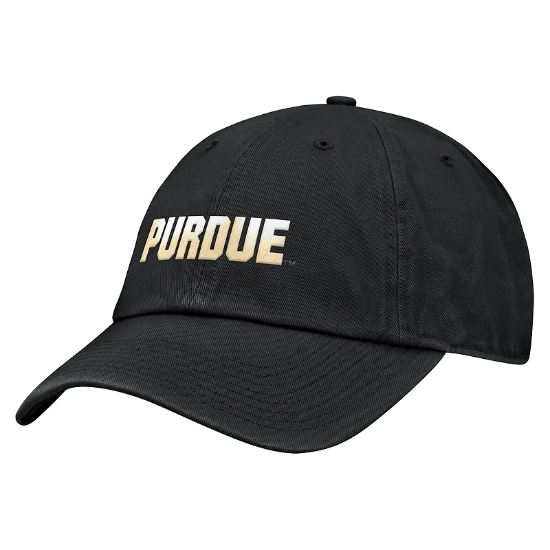 Men's Nike Black Purdue Boilermakers Club Adjustable Hat