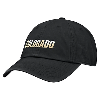 Men's Nike Black Colorado Buffaloes Club Adjustable Hat