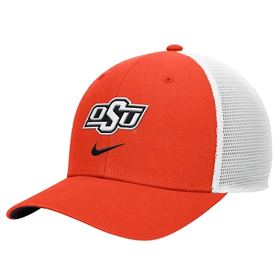 Men's Nike Orange Oklahoma State Cowboys Rise Trucker Dri-FIT Adjustable Hat