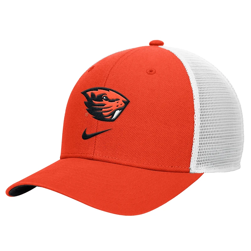 Men's Nike Orange Oregon State Beavers Rise Trucker Dri-FIT Adjustable Hat