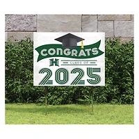 Hawaii Rainbow Warriors Class of 2025 18" x 24" Yard Sign with Stakes